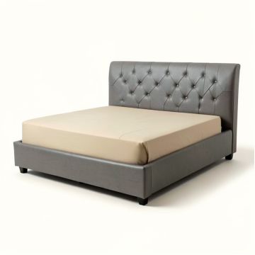 Akain Tufted Upholstered Low Profile Standard Bed (synthetic illustration; no displayed measurements)