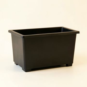 Rowan Brook Empty Raised Planter - Black (synthetic illustration; no displayed measurements)