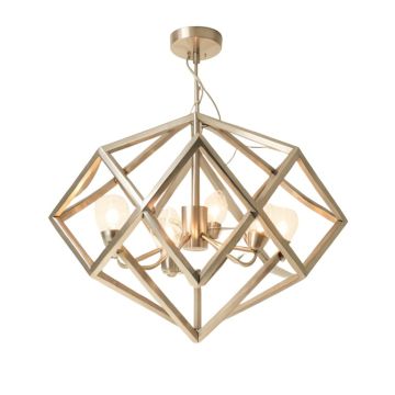 Landa 6 - Light Unique / Statement Geometric Chandelier