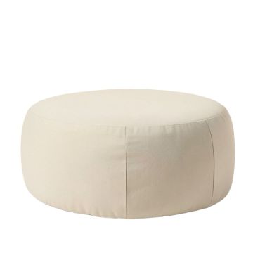 Mika 20 '' Wide Round Abstract Pouf Ottoman