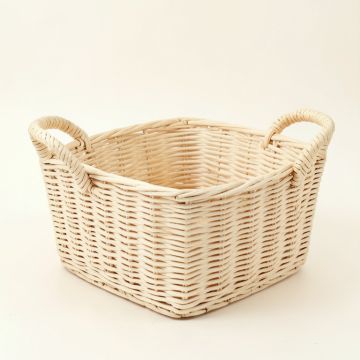 Laurel Arc Empty Storage Basket - Ivory (synthetic illustration; no displayed measurements)