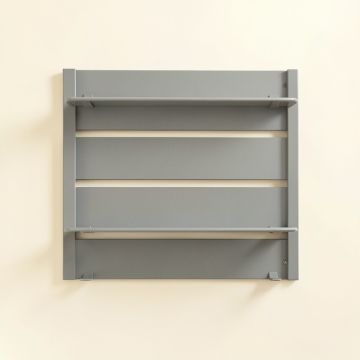 Wren Canyon Empty Wall-Mounted Tool Organizer Panel - Gray (synthetic illustration; no displayed measurements)