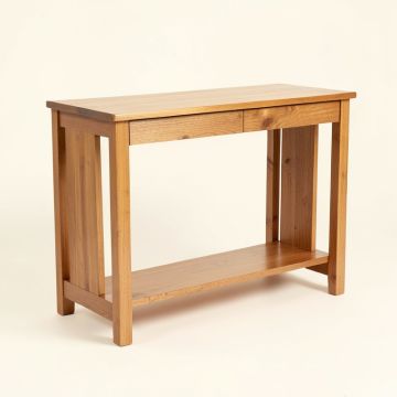 Dunlap Solid Wood Console Table (synthetic illustration; no displayed measurements)