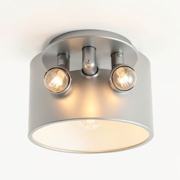 Lofton 3 - Light 13.75 '' Unique/Statement Drum Semi Flush Mount (synthetic illustration; no displayed measurements)