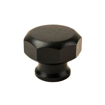Spruce Arc Cabinet Knob Without Packaging - Black (synthetic illustration; no displayed measurements)