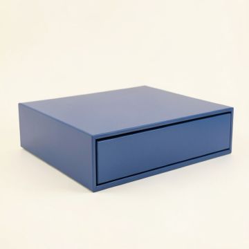 Cedar Crest Desktop Monitor Riser - Blue (synthetic illustration; no displayed measurements)