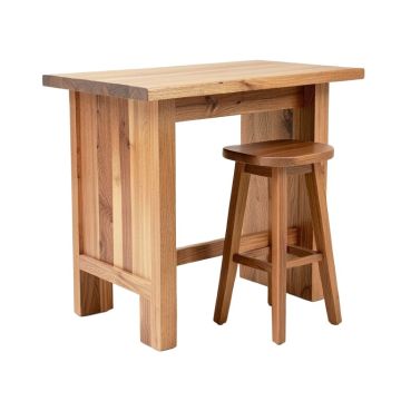 Amulek Solid Wood Counter & Bar Stool