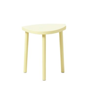 Alder Branch Compact Balcony Table - Ivory (synthetic illustration; no displayed measurements)
