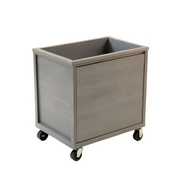 Moss Branch Empty Rolling Workshop Cart - Gray