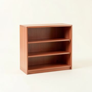 Birch Arc Low Bookcase (synthetic illustration; no displayed measurements)