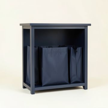 Dawn Branch Laundry Sorting Station With Plain Removable Bags - Navy (synthetic illustration; no displayed measurements)