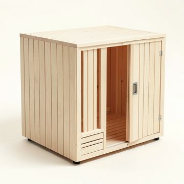 Radiant 2 Person Far Infrared Sauna (synthetic illustration; no displayed measurements)