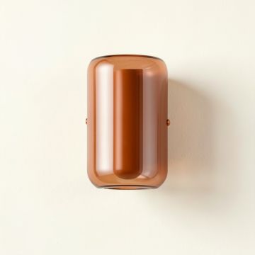Field Brook Wall Sconce Mounted On A Plain Wall - Terracotta (synthetic illustration; no displayed measurements)