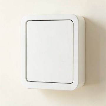 Hazel Bridge Wall-Mounted Laundry Cabinet - White (synthetic illustration; no displayed measurements)