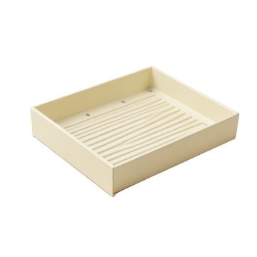 Birch Falls Empty Under-Desk Cable Tray - Ivory