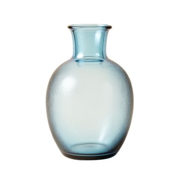 Slate Bend Empty Decorative Vase - Blue