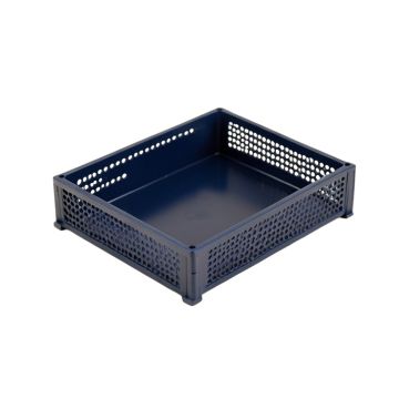 Hill Dale Empty Under-Desk Cable Tray - Navy (synthetic illustration; no displayed measurements)