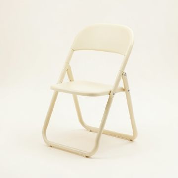 Rowan Branch Folding Outdoor Chair - Cream (synthetic illustration; no displayed measurements)
