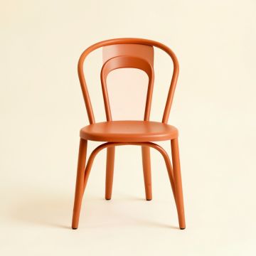 Olive Bend Dining Chair - Terracotta (synthetic illustration; no displayed measurements)