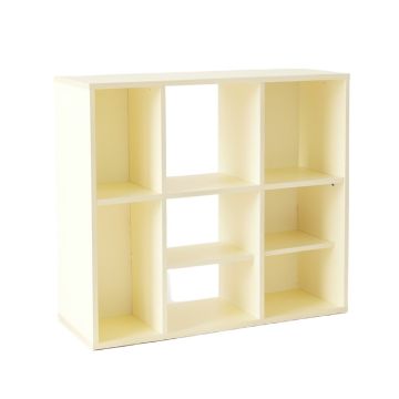 Alder Branch Desktop Shelving Unit - Ivory