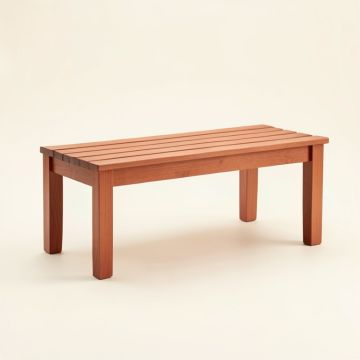 Linden Field Indoor Bench - Terracotta (synthetic illustration; no displayed measurements)