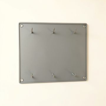 Ridge Brook Empty Wall-Mounted Tool Organizer Panel - Gray (synthetic illustration; no displayed measurements)