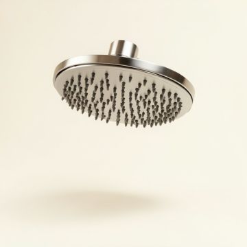 Universal Showering Components Multi Function Rain Shower Head With H2Okinetic Technology (synthetic illustration; no displayed measurements)