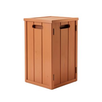 Summit Bend Closed Outdoor Storage Box - Terracotta