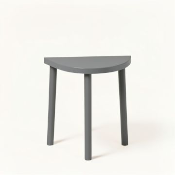 Rowan Branch Compact Balcony Table - Gray (synthetic illustration; no displayed measurements)
