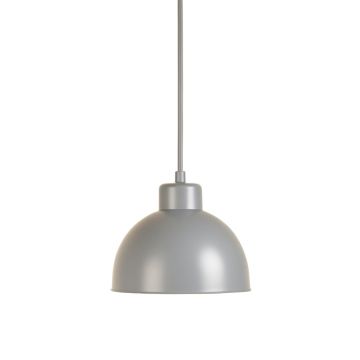 Spruce Brook Pendant Light Suspended From One Plain Cable - Gray