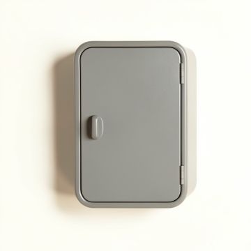 Aspen Bluff Wall-Mounted Laundry Cabinet - Gray (synthetic illustration; no displayed measurements)