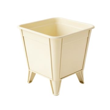 Slate Bridge Empty Raised Planter - Cream