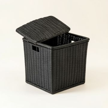 Linden Brook Laundry Hamper - Black (synthetic illustration; no displayed measurements)