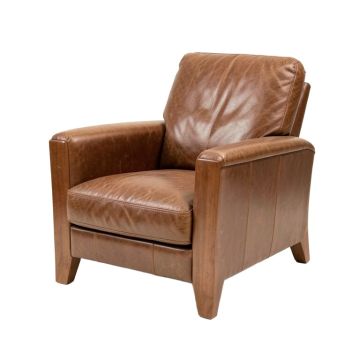 Cliffjumper 25 '' Wide Top Grain Leather Lounge Chair