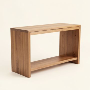 Zenor Solid Wood Console Table (synthetic illustration; no displayed measurements)