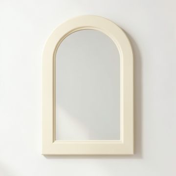 Cove Crossing Framed Wall Mirror - Cream (synthetic illustration; no displayed measurements)