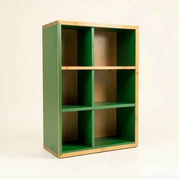 Shore Dale Freestanding Bookcase - Green (synthetic illustration; no displayed measurements)