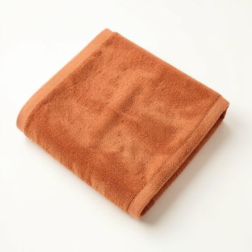 Pine Arc Bath Towel - Terracotta (synthetic illustration; no displayed measurements)