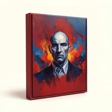 `` Ice And Fire '' By Tapia Framed Painting Print On Wrapped Canvas (synthetic illustration; no displayed measurements)