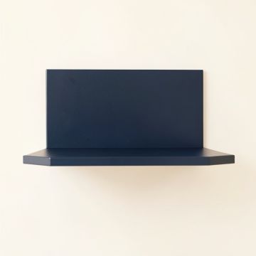 Fern Canyon Wall-Mounted Shelf - Navy (synthetic illustration; no displayed measurements)