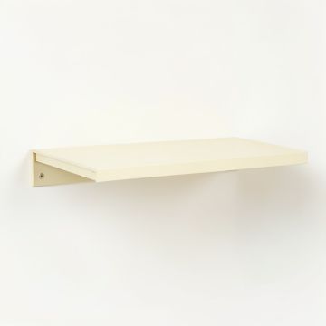 Cedar Bend Wall-Mounted Shelf - Cream (synthetic illustration; no displayed measurements)