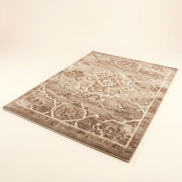 Abstract Tufted Plum Area Rug (synthetic illustration; no displayed measurements)