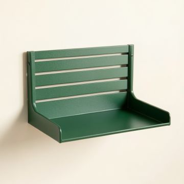 Lake Crossing Wall-Mounted Entryway Organizer Shelf - Green (synthetic illustration; no displayed measurements)