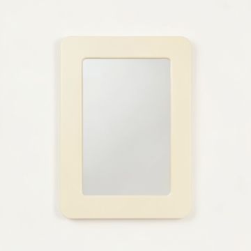Heath Brook Framed Wall Mirror - Cream (synthetic illustration; no displayed measurements)
