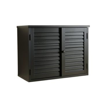 Glen Bend Wall-Mounted Entry Cabinet - Black