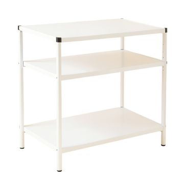 Summit Arc Empty Countertop Canister Rack - White