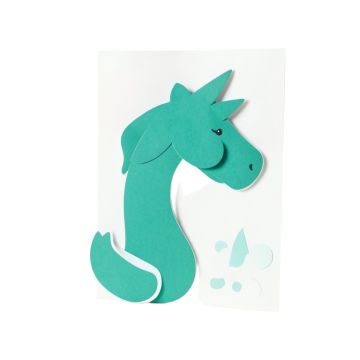 Little Arrow Design Co Unicorn Pool Float Paper Print