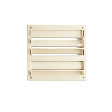 Slate Dale Empty Wall-Mounted Tool Organizer Panel - Ivory