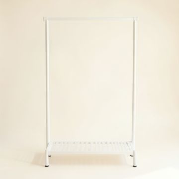 Cedar Brook Empty Garment Rack - White (synthetic illustration; no displayed measurements)