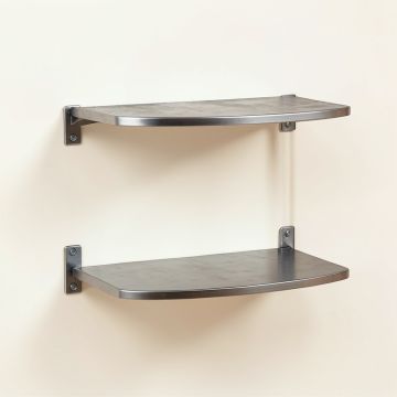 Sierra 12.99 '' H X 12.99 '' W X 9.25 '' D Wall Mount Bathroom Shelves (synthetic illustration; no displayed measurements)